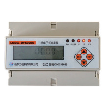 Three Phase DIN Rail Mount Electric Energy Meter